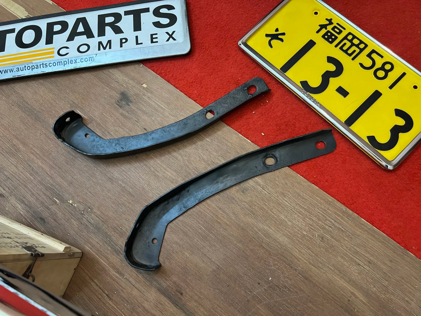 Datsun b210 120y JDM front bumper with brackets and indicators