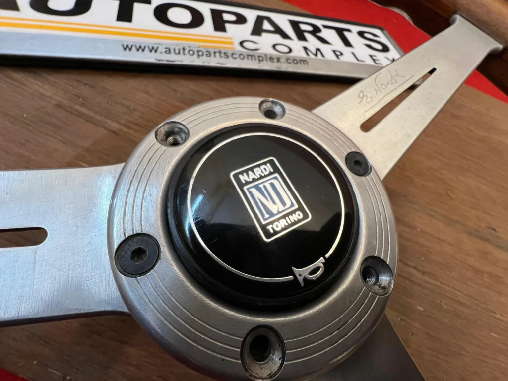 Vintage Nardi Torino Classic 365mm with horn button and its surrounding ring